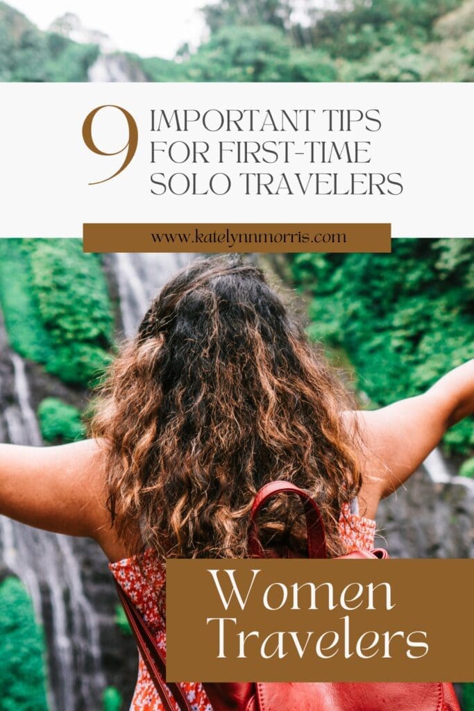 Info Graphic-9 Important Tips For First-Time Solo Travelers