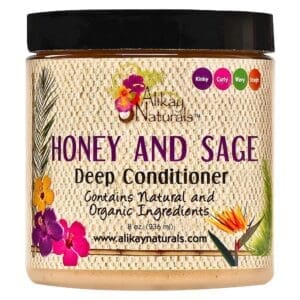 Honey and sage deep conditioner for low porosity hair