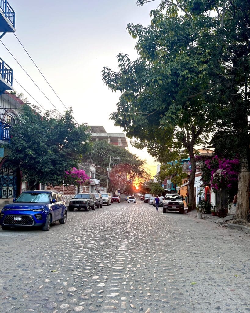 A street view of Puerto Vallarta